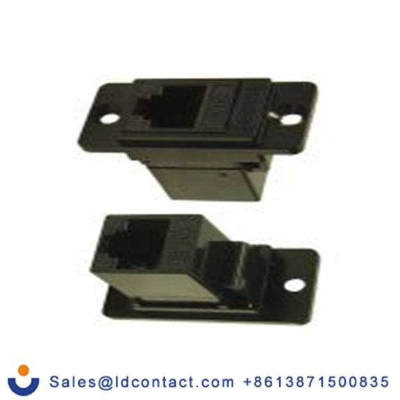 RS PRO,235-4761,RJ45 母插 五类, 面板安装 RJ45 连接器, 1口, 8路, 矩形 FT系列