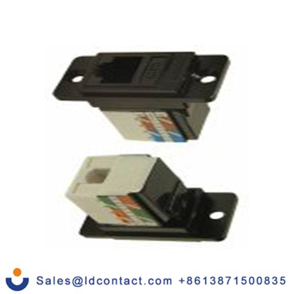 RS PRO,235-4773,RJ45 母插 6 类, 面板安装 RJ45 连接器, 1口, 8路, 矩形 FT系列