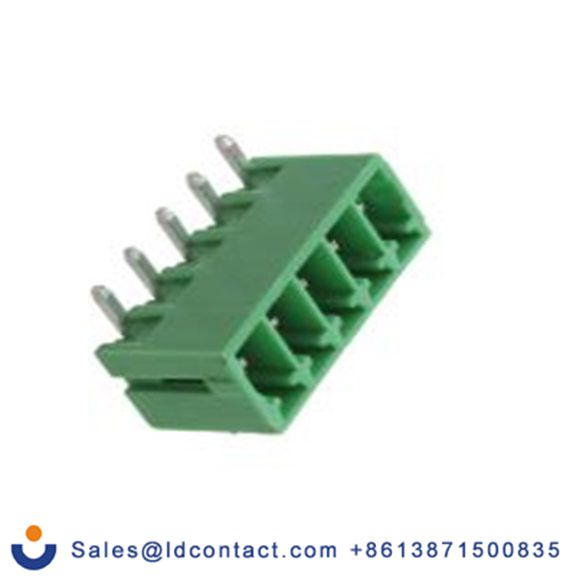 RS PRO,237-8576,5p插拔式接线端子 排针, 3.5mm间距, THT安装