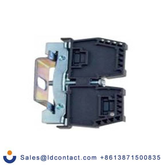 RS PRO,242-0496,TH35 DIN 导轨 止动端支架, 尼龙 66制, 黑色