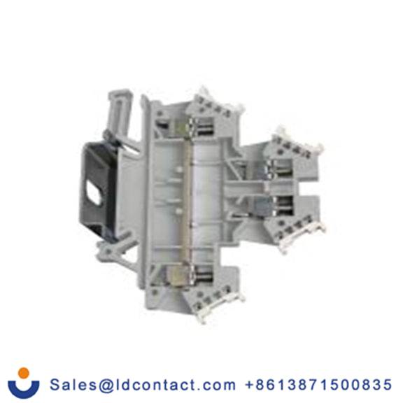 RS PRO,242-0525,2 馈通端子块, 1000 V, 灰色, 43550TT系列 笼式弹簧夹 VDE