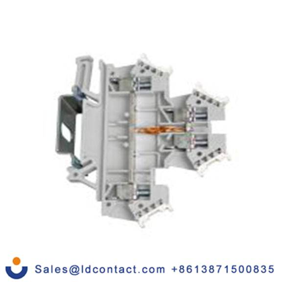 RS PRO,242-0527,2 馈通端子块, 1000 V, 灰色, 43551TT系列 笼式弹簧夹 VDE