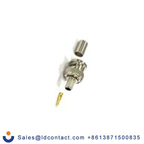 RS PRO,246-9469,BNC 连接器 公, 75 Ω, 电缆安装, 直向, 用于RG59线 BNC系列 压接