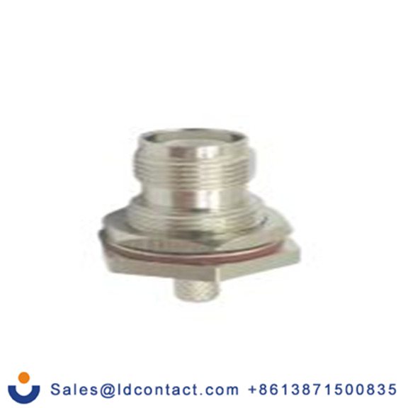 RS PRO,246-9484,TNC 连接器 母插, 50 Ω, 隔板安装, 直向, 用于同轴线 TNC系列 压接