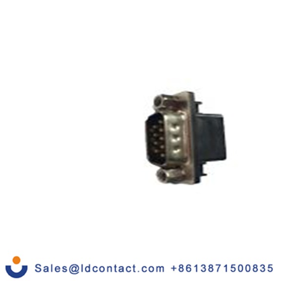 RS PRO,246-9531,9针 D-SUB 直角 2.77 mm间距, 面板安装 D-sub 连接器, 1.0 kV 公 螺钉