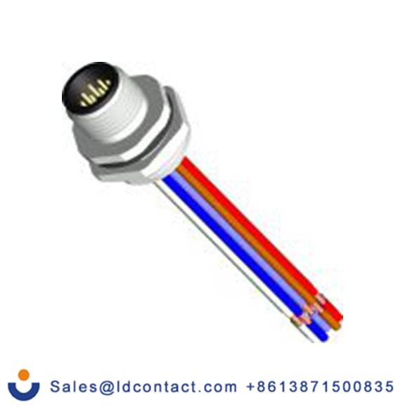 RS PRO,250-0739,M12 圆形连接器 插头, 12芯, 面板安装, 公芯, 30.0 V, IP40, CPM12系列