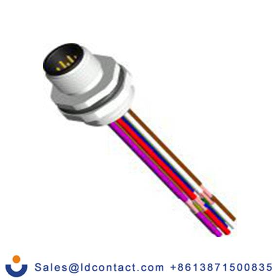 RS PRO,250-0742,M12 圆形连接器 插头, 8芯, 面板安装, 公芯, 30.0 V, IP40, CPM12系列