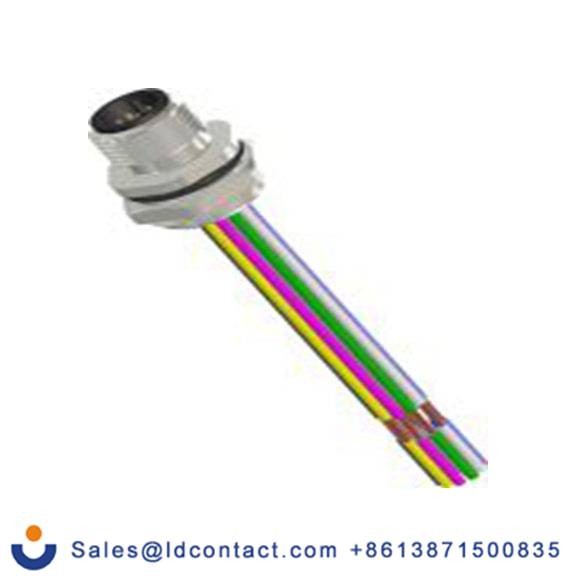 RS PRO,250-0743,M12 圆形连接器 插头, 12芯, 面板安装, 公芯, 30.0 V, IP40, CPM12系列