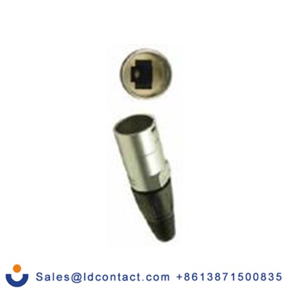 RS PRO,252-2986,RJ45 公 五类, 馈通安装 RJ45 连接器, 1口, 8路, 直向, IP65 系列