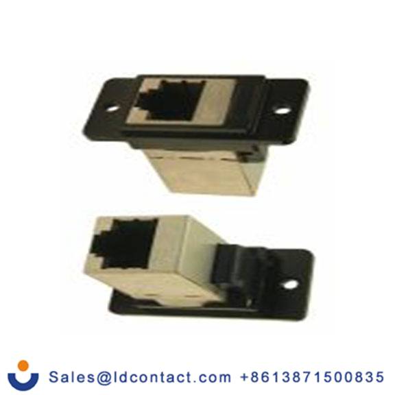 RS PRO,252-2989,RJ45 公 五类, 面板安装 以太网连接器, 1口, 1路, 直向 Slim系列