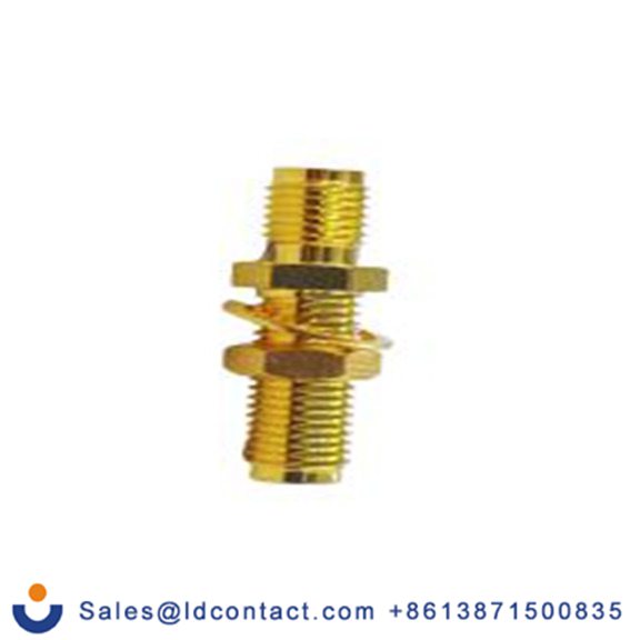 RS PRO,253-7045,同轴适配器, 50 Ω阻抗, 18 GHz, 镀金色 磷铜触芯