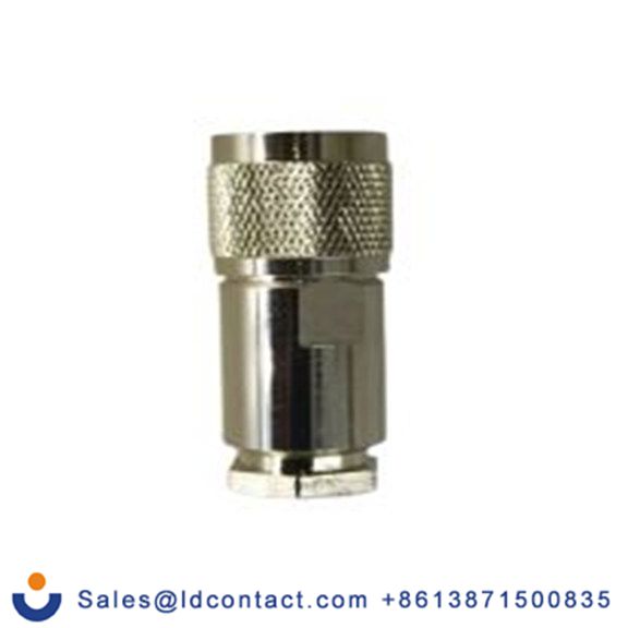 RS PRO,253-7050,N 连接器 公, 50 Ω, 电缆安装, 直向, 用于RG213线 夹