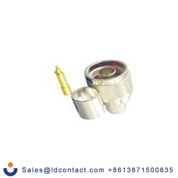 RS PRO,253-7052,N 连接器 公, 50 Ω, 电缆安装, 直向, 用于RG213线 压接