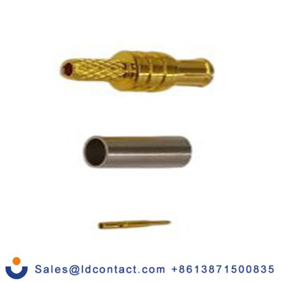 RS PRO,253-7069,MCX 连接器 公, 50 Ω, 电缆安装, 直向, 用于RG-174U线 压接