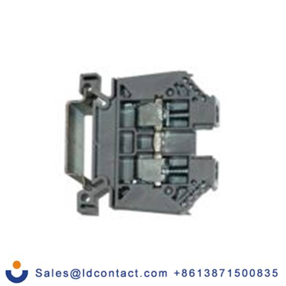 RS PRO,262-4198,1 馈通端子块, 1 kV, 10 mm²CSA, 灰色 笼式弹簧夹