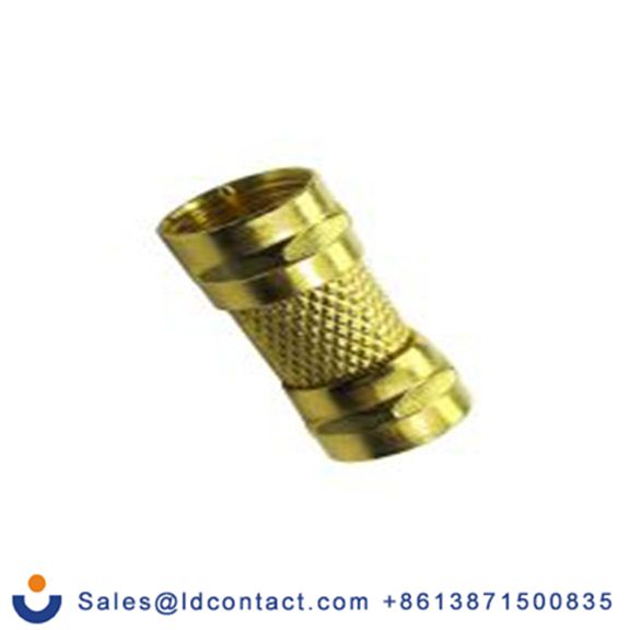 RS PRO,266-2220,同轴适配器, 直向 公, 镀金色 公