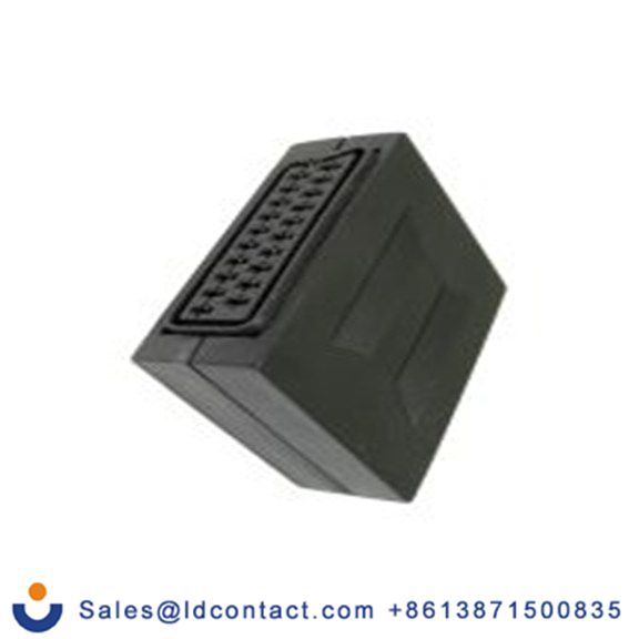 RS PRO,266-2222,影音连接适配器 母插 直向, 镀金色触点 母插, 聚氯乙烯外壳