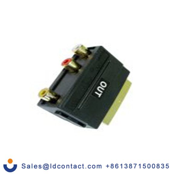 RS PRO,266-2225,影音连接适配器 公 RCA类型 直向, 镀金色触点 母插