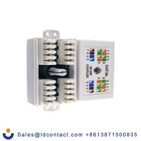 RS PRO,266-2257,网络耦合器 RJ45 母, Cat5e网络, 1端口, 无屏蔽, 30 mm长