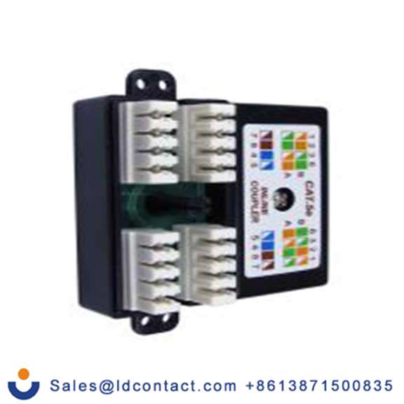 RS PRO,266-2258,网络耦合器 RJ45 母, Cat5e网络, 1端口, 无屏蔽, 30 mm长