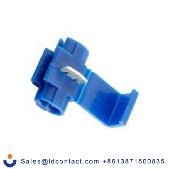 RS PRO,270-7447,电线接头连接器, 水龙头, 蓝色, Φ20 mm, 绝缘, 27 mm总长, 镀锡触点 14 AWG