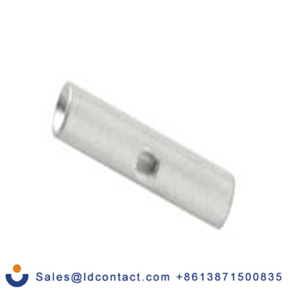 RS PRO,270-7451,接头连接器, 对接, 银色, Φ3.3 mm, 非绝缘, 15 mm总长, 镀锡触点 16 AWG