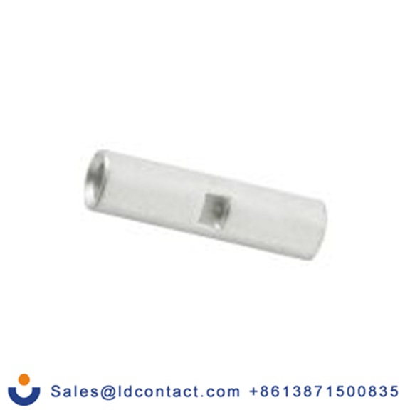 RS PRO,270-7452,接头连接器, 对接, 银色, Φ3.9 mm, 非绝缘, 15 mm总长, 镀锡触点 14 AWG