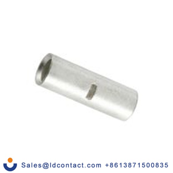 RS PRO,270-7455,接头连接器, 对接, 银色, Φ7 mm, 非绝缘, 21 mm总长, 镀锡触点, 系列 8 AWG