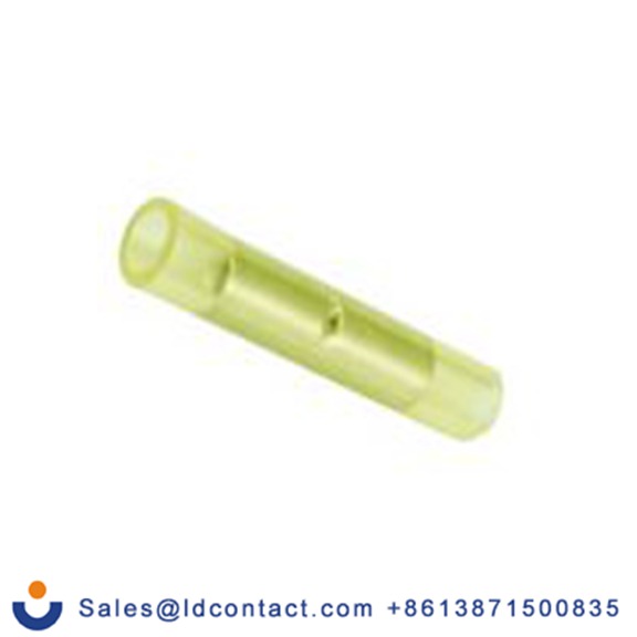 RS PRO,270-7456,接头连接器, 对接, 黄色, Φ2 mm, 绝缘, 20 mm总长, 镀锡触点 22 AWG