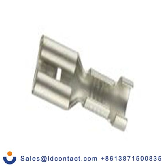 RS PRO,270-7470,非绝缘 压接端子 母插, 6.35 x 0.8 mm接片, 灰色 插簧端子, 镀锡 12 AWG 黄铜触点, 最大线规10 AWG