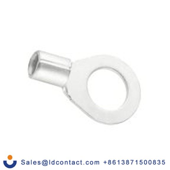 RS PRO,270-7472,非绝缘 铜 圆形端子, Φ10.5 mm内环 8 AWG, 10.5 mm螺栓, 银色 8 AWG, -40 °C至150 °C E245391系列