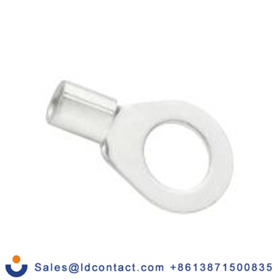 RS PRO,270-7473,非绝缘 铜 圆形端子, Φ13 mm内环 6 AWG, 13 mm螺栓, 银色 6 AWG, -40 °C至150 °C E245391系列