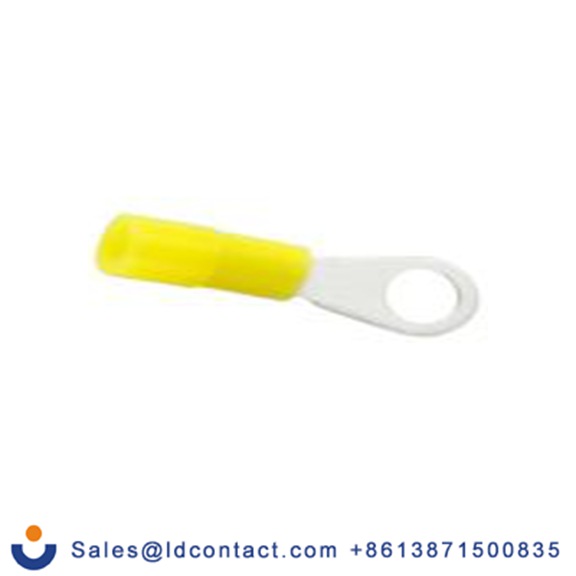 RS PRO,270-7479,绝缘 铜 圆形端子, Φ3.2 mm内环 26 AWG, M3螺栓, 黄色 22 AWG, -40 °C至105 °C