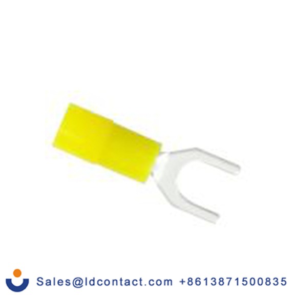 RS PRO,270-7482,绝缘 叉型端子, M3螺栓, 黄色, 最小电线尺寸: 26 AWG 22 AWG, 5 mm宽, 0.5 mm厚, 镀锡触点 尼龙, ME系列