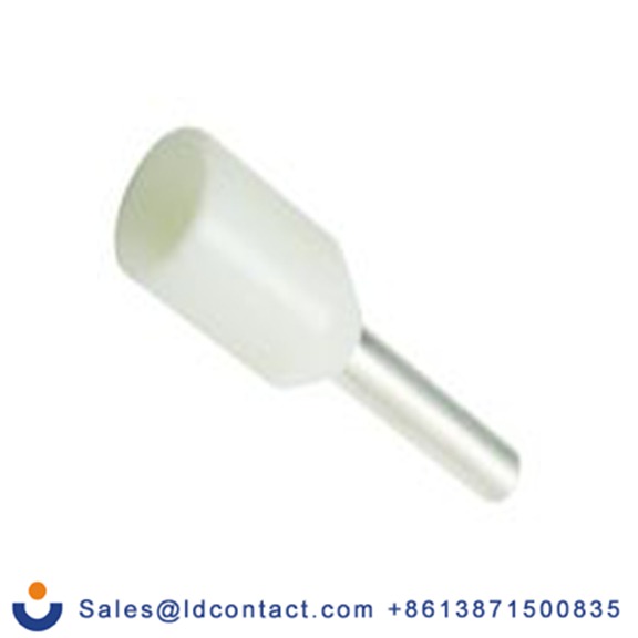 RS PRO,270-7493,绝缘 鞋带套圈, 白色, Φ1.3 mm x 6 mm引脚, 最大电线尺寸 20 AWG, 总长12 mm