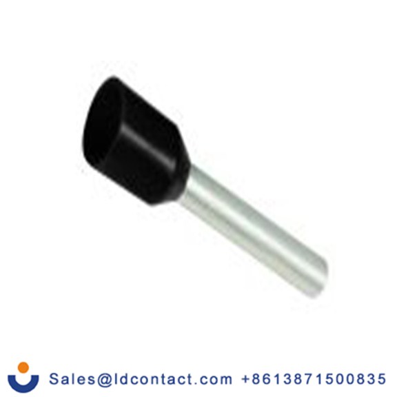 RS PRO,270-7510,绝缘 鞋带套圈, 黑色, Φ2 mm x 12 mm引脚, 最大电线尺寸 16 AWG, 总长18.3 mm