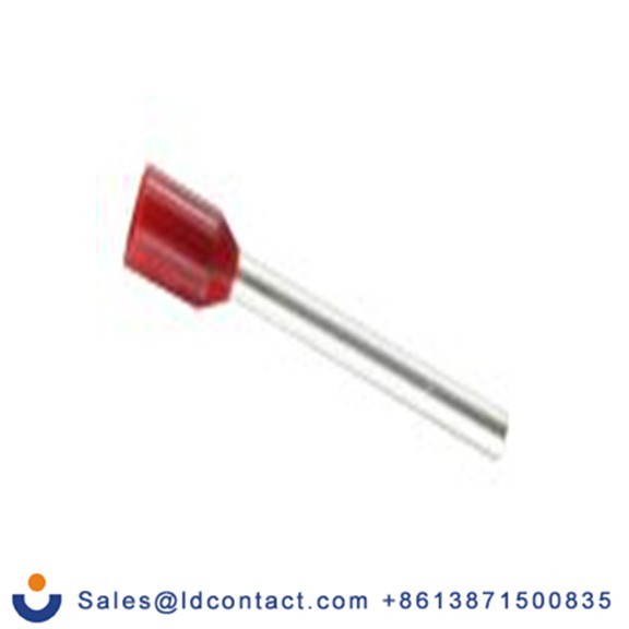 RS PRO,270-7513,绝缘 鞋带套圈, 红色, Φ2 mm x 18 mm引脚, 最大电线尺寸 16 AWG, 总长24.5 mm