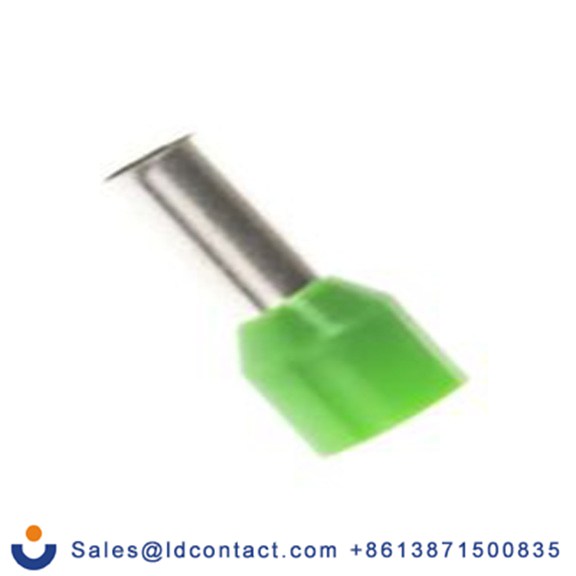 RS PRO,270-7515,绝缘 鞋带套圈, 绿色, Φ6.2 mm x 12 mm引脚, 最大电线尺寸 6 AWG, 总长22 mm