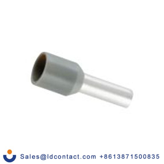 RS PRO,270-7525,绝缘 鞋带套圈, 灰色, Φ3.2 mm x 9 mm引脚, 最大电线尺寸 12 AWG, 总长16.4 mm