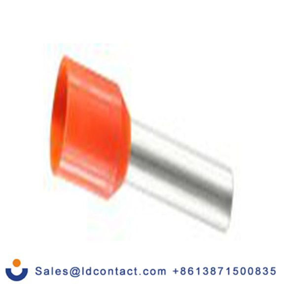 RS PRO,270-7528,绝缘 鞋带套圈, 橙色, Φ3.2 mm x 10 mm引脚, 最大电线尺寸 12 AWG, 总长17.4 mm