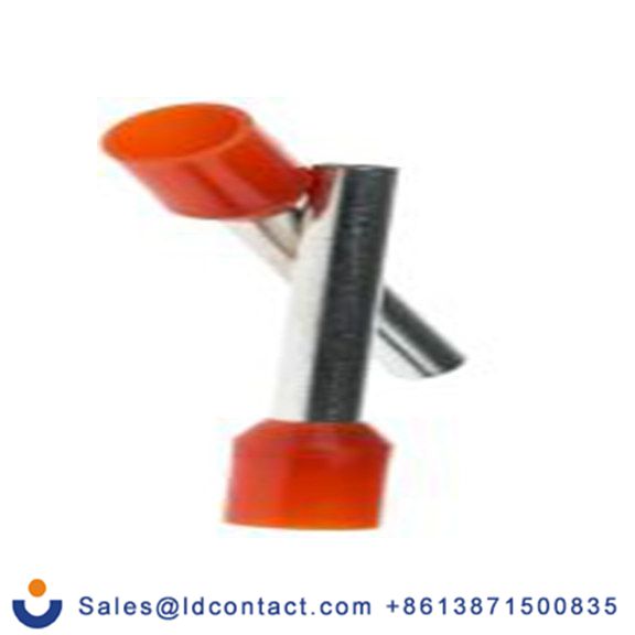 RS PRO,270-7531,绝缘 鞋带套圈, 橙色, Φ3.2 mm x 18 mm引脚, 最大电线尺寸 12 AWG, 总长25.4 mm