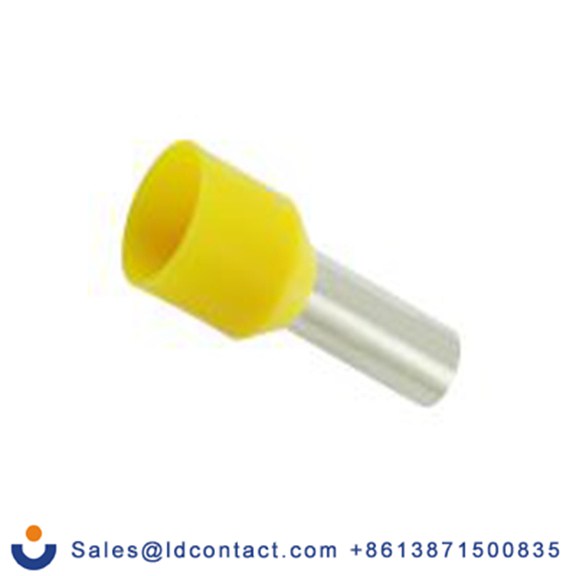 RS PRO,270-7534,绝缘 鞋带套圈, 黄色, Φ3.9 mm x 12 mm引脚, 最大电线尺寸 10 AWG, 总长20.5 mm