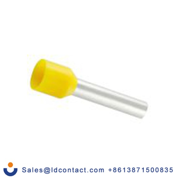 RS PRO,270-7537,绝缘 鞋带套圈, 黄色, Φ3.9 mm x 18 mm引脚, 最大电线尺寸 10 AWG, 总长26.5 mm