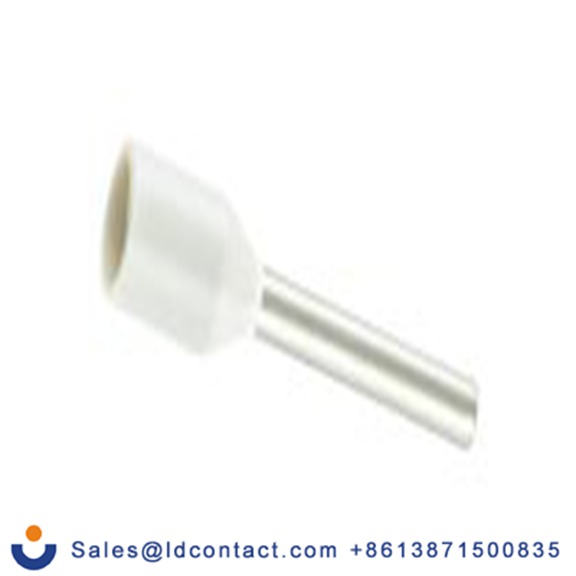 RS PRO,270-7542,绝缘 鞋带套圈, 白色, Φ1.5 mm x 10 mm引脚, 最大电线尺寸 18 AWG, 总长16.3 mm