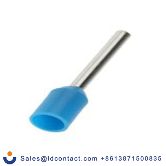 RS PRO,270-7544,绝缘 鞋带套圈, 蓝色, Φ1.5 mm x 12 mm引脚, 最大电线尺寸 18 AWG, 总长18.5 mm