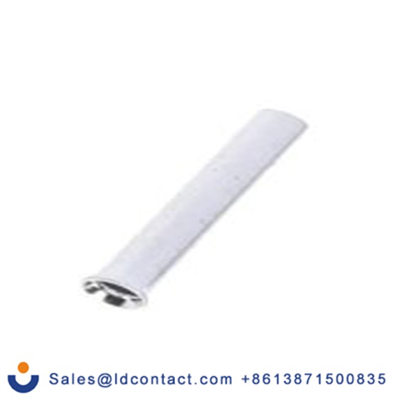 RS PRO,270-7549,非绝缘 鞋带套圈, 银色, Φ1.2 mm x 6 mm引脚, 最大电线尺寸 22 AWG, 总长6 mm