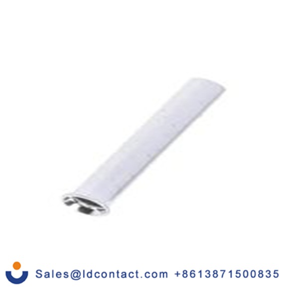 RS PRO,270-7552,非绝缘 鞋带套圈, 银色, Φ1.3 mm x 8 mm引脚, 最大电线尺寸 20 AWG, 总长8 mm