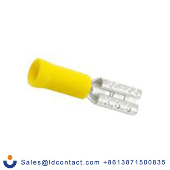 RS PRO,270-7568,绝缘 压接端子 母插, 2.8 x 0.8 mm接片, 黄色 插簧端子, 乙烯基绝缘, 镀锡 26 AWG 铜, 黄铜触点, 最大线规22 AWG