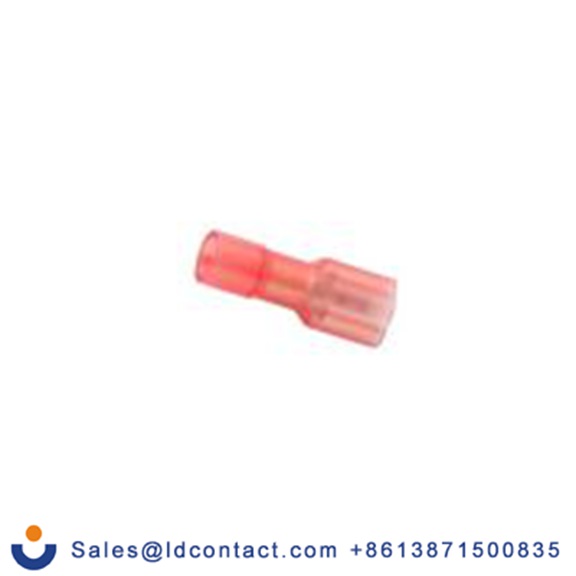 RS PRO,270-7575,绝缘 压接端子 母插, 4.75 x 0.5 mm接片, 红色 插簧端子, 尼龙绝缘, 镀锡 22 AWG 黄铜, 铜触点, 最大线规16 AWG