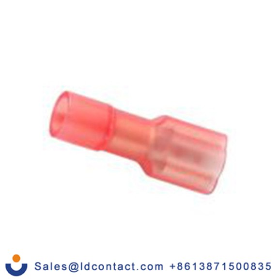 RS PRO,270-7576,绝缘 压接端子 母插, 4.75 x 0.8 mm接片, 红色 插簧端子, 尼龙绝缘, 镀锡 22 AWG 黄铜, 铜触点, 最大线规16 AWG